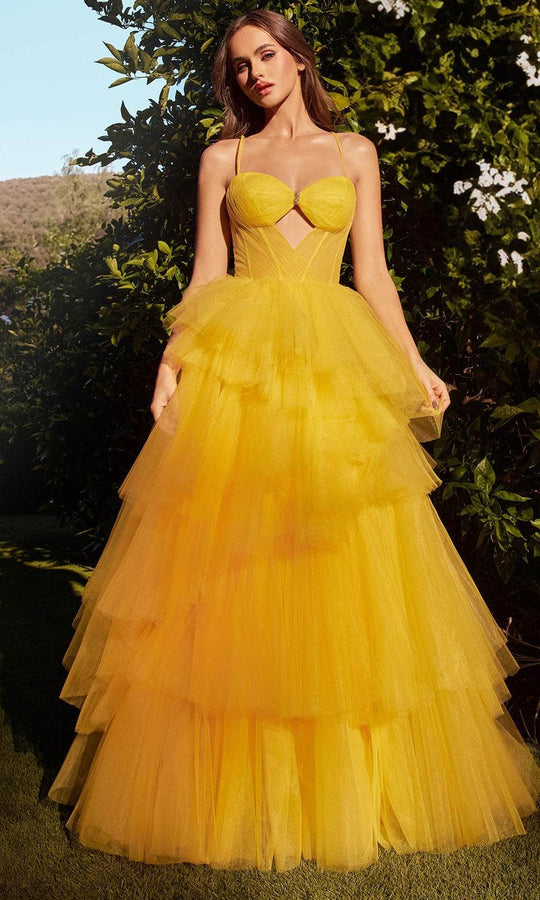 Andrea and Leo A1238 - Sweetheart Cutout Gown