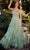 Andrea And Leo A1248 - Embroidered A-Line Gown Prom Dresses 2 / Sage