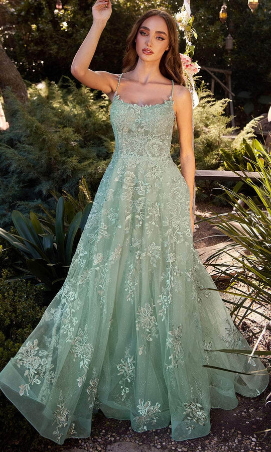 Andrea and Leo A1248 - Embroidered A-Line Gown