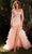 Andrea And Leo A1255 - Tiered Flare Gown Prom Dresses 2 / Champagne