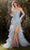 Andrea And Leo A1255 - Tiered Flare Gown Prom Dresses 2 / Light Blue