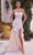 Andrea And Leo A1255 - Tiered Flare Gown Prom Dresses 2 / Pink