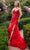 Andrea And Leo A1255 - Tiered Flare Gown Prom Dresses 2 / Red