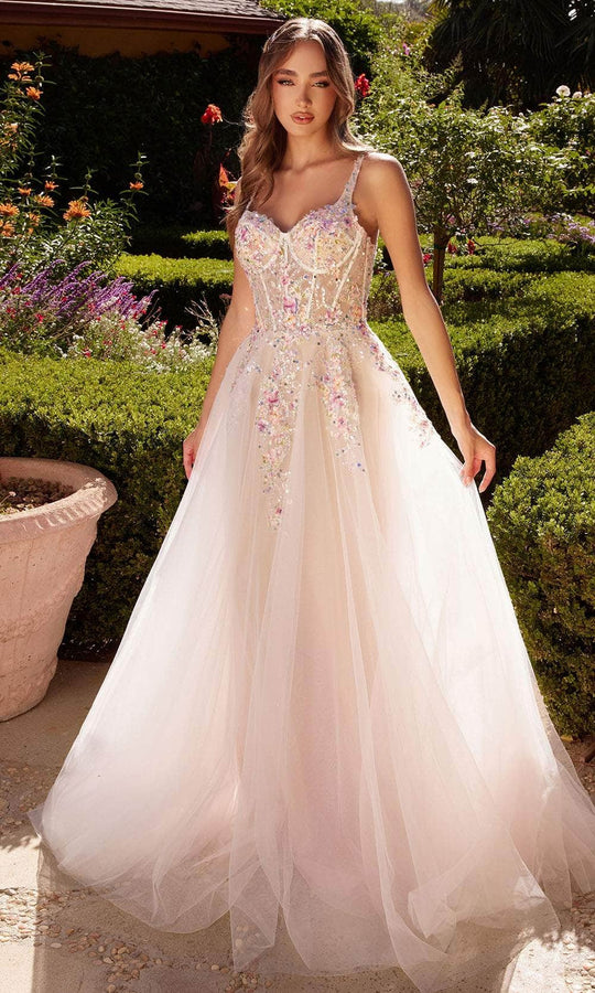 Andrea and Leo A1288 - Sleeveless A-Line Evening Dress