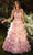 Andrea and Leo A1334 - Ruffled A-Line Gown Ball Gowns 2 / Blush