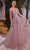 Andrea And Leo A1348 - Strapless Floral Embroidered Evening Dress Evening Dresses 2 / English Violet