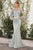 Andrea and Leo - Beaded Illusion Scoop Evening Gown A0997 Mother of the Bride Dresses 6 / Sage