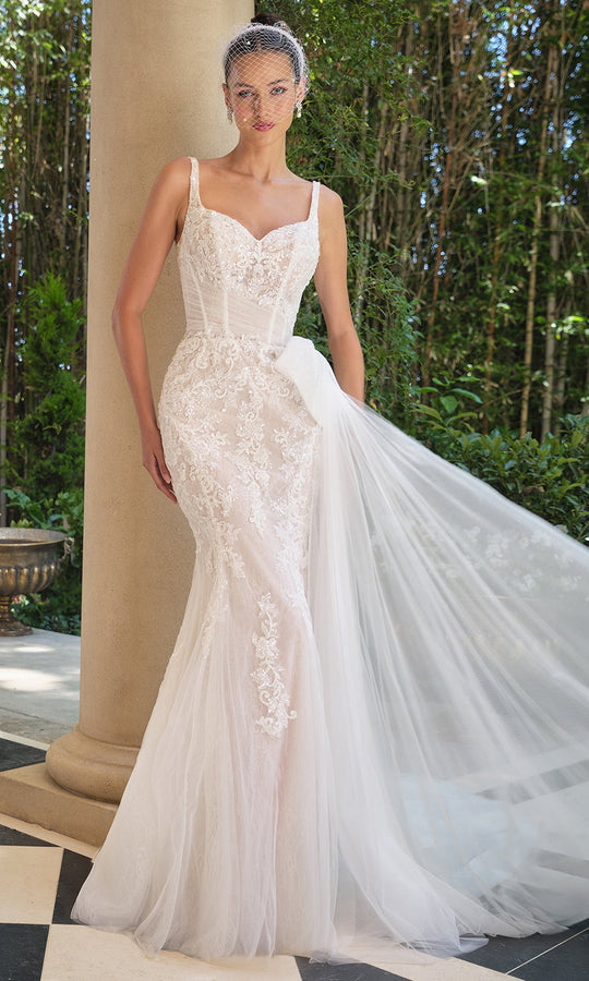 Andrea and Leo WL068 - Embroidered Lace Mermaid Wedding Dress