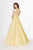 Angela & Alison 91071 - Satin Strapless Prom Dress Evening Dresses 10 / Yellow