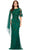 Ashley Lauren 11213 - Jewel Neck Embellished Formal Gown Mother of the Bride Dresses 0 / Dark Emerald