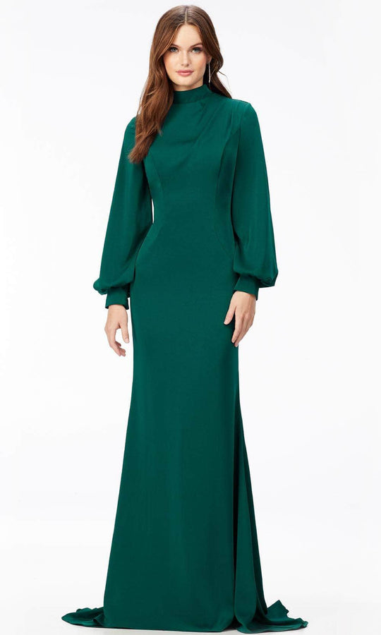 Ashley Lauren 11219 - Balloon Sleeve Long Dress