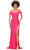 Ashley Lauren 11257 - Beaded High Slit Evening Gown Evening Dresses 6 / Nude