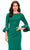 Ashley Lauren 11325 - Bateau Neck Scuba Evening Dress Evening Dresses 20 / Burgundy