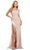 Ashley Lauren 11357 - Scoop Fully Sequin Prom Gown Special Occasion Dress 0 / Nude