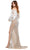 Ashley Lauren 11359 - Fully Beaded Nude Illusion Gown Evening Dresses