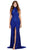 Ashley Lauren 11395 - High Neckline Beaded Gown Evening Dresses 0 / Royal