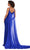 Ashley Lauren 11398 - Vermicelli Beaded Gown with Chiffon Cape Evening Dresses