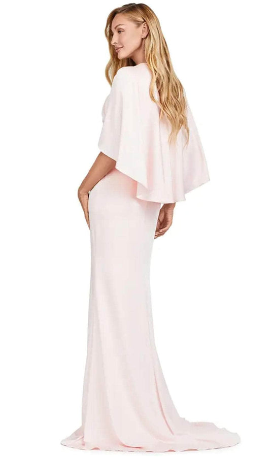 Ashley Lauren 11416 - Cape V Neck Gown