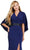 Ashley Lauren 11416 - V Neck Gown with Cape Evening Dresses