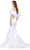 Ashley Lauren 11419 - Strapless Evening Gown With Puff Sleeve Prom Dresses