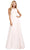 Ashley Lauren 11426 - Sleeveless Satin Gown with Shawl Evening Dresses