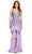 Ashley Lauren 11438 - Sequin Tiered Prom Dress Prom Dresses 00 / Lilac