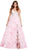 Ashley Lauren 11446 - V-Neck Ruffled A-Line Prom Gown Prom Dresses