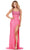 Ashley Lauren 11448 - Corset Bustier Prom Dress Special Occasion Dress 00 / Hot Pink