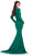 Ashley Lauren 11450 - Beaded Trim Asymmetric Evening Gown Evening Dresses