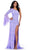 Ashley Lauren 11452 - Feather Bell Sleeve Prom Dress Prom Dresses