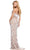 Ashley Lauren 11453 - Feather Sheath Prom Dress Special Occasion Dress