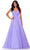 Ashley Lauren 11461 - Shirred Bodice Prom Dress Prom Dresses 00 / Lilac