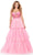 Ashley Lauren 11462 - Spaghetti Strap Tiered Prom Dress Special Occasion Dress 00 / Candy Pink