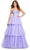 Ashley Lauren 11462 - Spaghetti Strap Tiered Prom Dress Special Occasion Dress 00 / Lilac