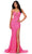 Ashley Lauren 11464 - Sequin Pattern Sweetheart Prom Dress Prom Dresses 00 / Hot Pink