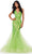 Ashley Lauren 11472 - Sequin Trumpet Prom Dress Prom Dresses 00 / Neon Green