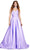 Ashley Lauren 11473 - Choker Style Satin Prom Dress Special Occasion Dress 00 / Orchid