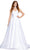 Ashley Lauren 11473 - Choker Style Satin Prom Dress Special Occasion Dress 00 / White