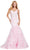 Ashley Lauren 11475 - Ruffled Flare Prom Dress Evening Dresses 00 / Ice Pink