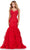 Ashley Lauren 11475 - Ruffled Flare Prom Dress Evening Dresses 00 / Red