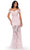 Ashley Lauren 11481 - Lace Mermaid Prom Dress Prom Dresses 00 / Ice Pink