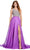 Ashley Lauren 11482 - One Shoulder Prom Gown with Cape Prom Dresses 0 / Purple