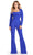 Ashley Lauren 11530 - Long Sleeve Cutout Jumpsuit Formal Pantsuits 0 / Royal