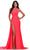 Ashley Lauren 11539 - One-Shoulder Crystal Beaded Prom Gown Prom Dresses 00 / Coral