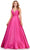 Ashley Lauren 11541 - Sleeveless Mikado Prom Dress Prom Dresses 00 / Raspberry