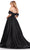 Ashley Lauren 11544 - Draped Sleeve Prom Dress Prom Dresses
