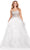 Ashley Lauren 11545 - Beaded Bustier Strapless Ballgown Ball Gowns 00 / Ivory
