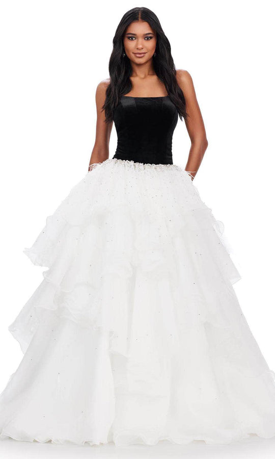 Ashley Lauren 11564 - Sleeveless Beaded Waistline Ballgown