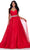 Ashley Lauren 11565 - Sweetheart Beaded Choker Ballgown Ball Gowns 0 / Red