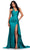 Ashley Lauren 11576 - Sweetheart Ruched Satin Prom Gown Prom Dresses 0 / Jade